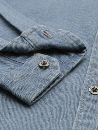Boys Light Blue Solid Casual Shirt