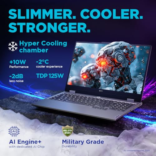 Lenovo LOQ 2024 12Th Gen Intel Core I7-13650HX | NVIDIA RTX 3050 6GB (16GB RAM/512GB SSD/15.6" (39.6Cm)/Windows 11/Office Home 2024/100% Srgb/3 Mon. Game Pass/Grey/2.4Kg), 83DV00XEIN Gaming Laptop
