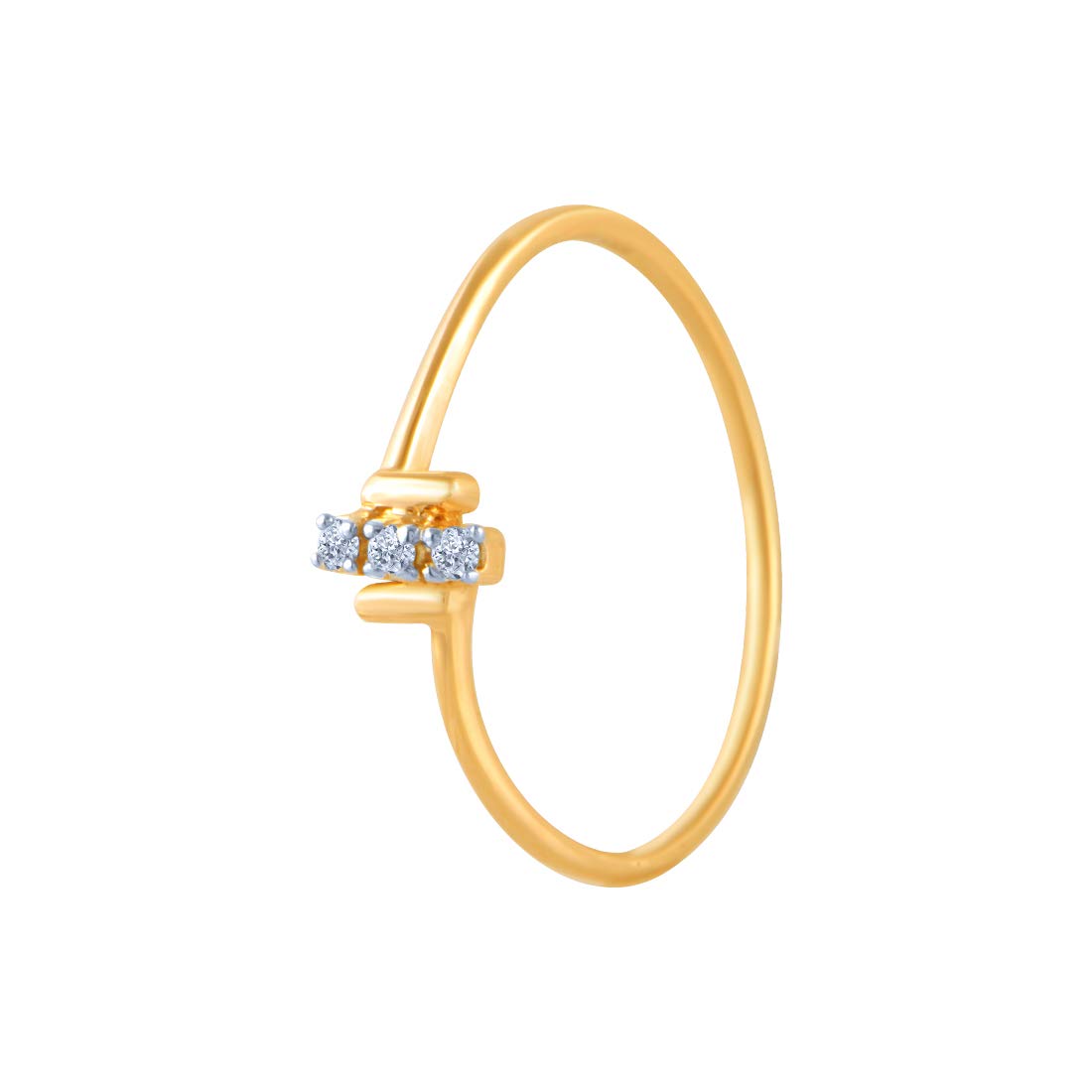 P.C. Chandra Jewellers 14k (585) Yellow Gold and Diamond Ring for Women