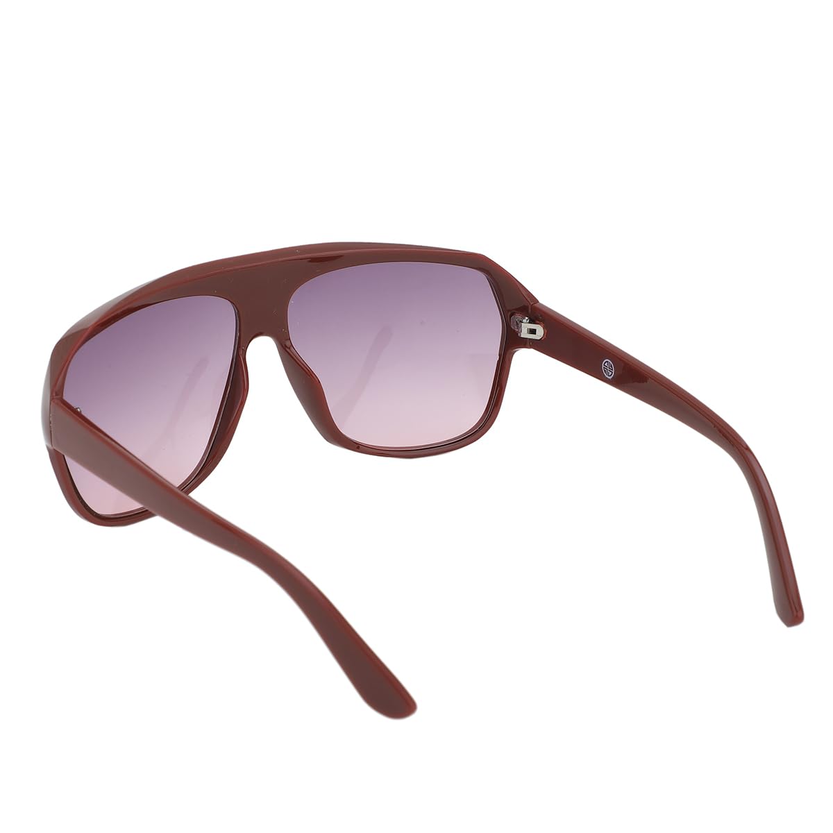 Maroon Toned with Polycarbonate UV Protected Lens Oversized Sunglass for women