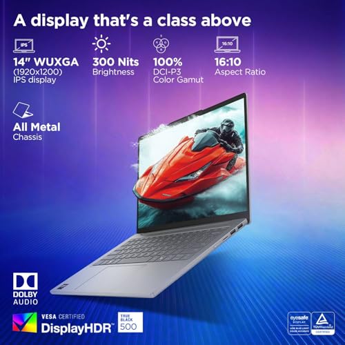 Lenovo IdeaPad Slim 5 AMD Ryzen AI 5 330 (8GB RAM/512GB SSD/14 (35.5cm)/WUXGA IPS/Copilot+ PC/Windows 11/MSO 365 Basic+Office 2024/1Yr ADP Free/Grey/1.47Kg), 83HX00DWIN AI Laptop
