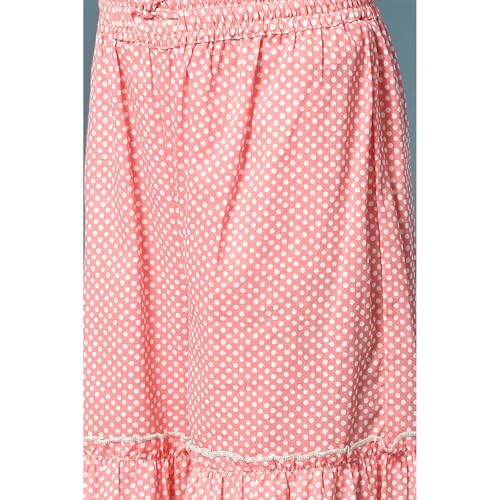 BIBA GIRL PRINTED A Line KID(KW4983_TURQUOISE_11)