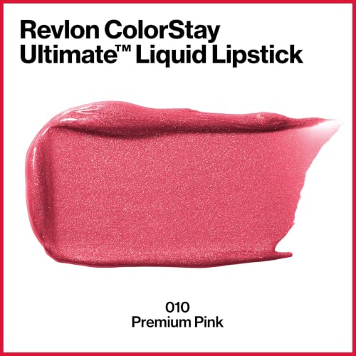REVLON ColorStay Satin Ultimate Liquid Lipstick, Premium Pink