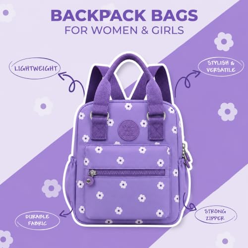 MOCA Stylish Large Capacity Backpack Bags for Women & Girls - Waterproof, Casual, Multi-Compartment Backpack - Travel, College, Office Use Bag for Girls