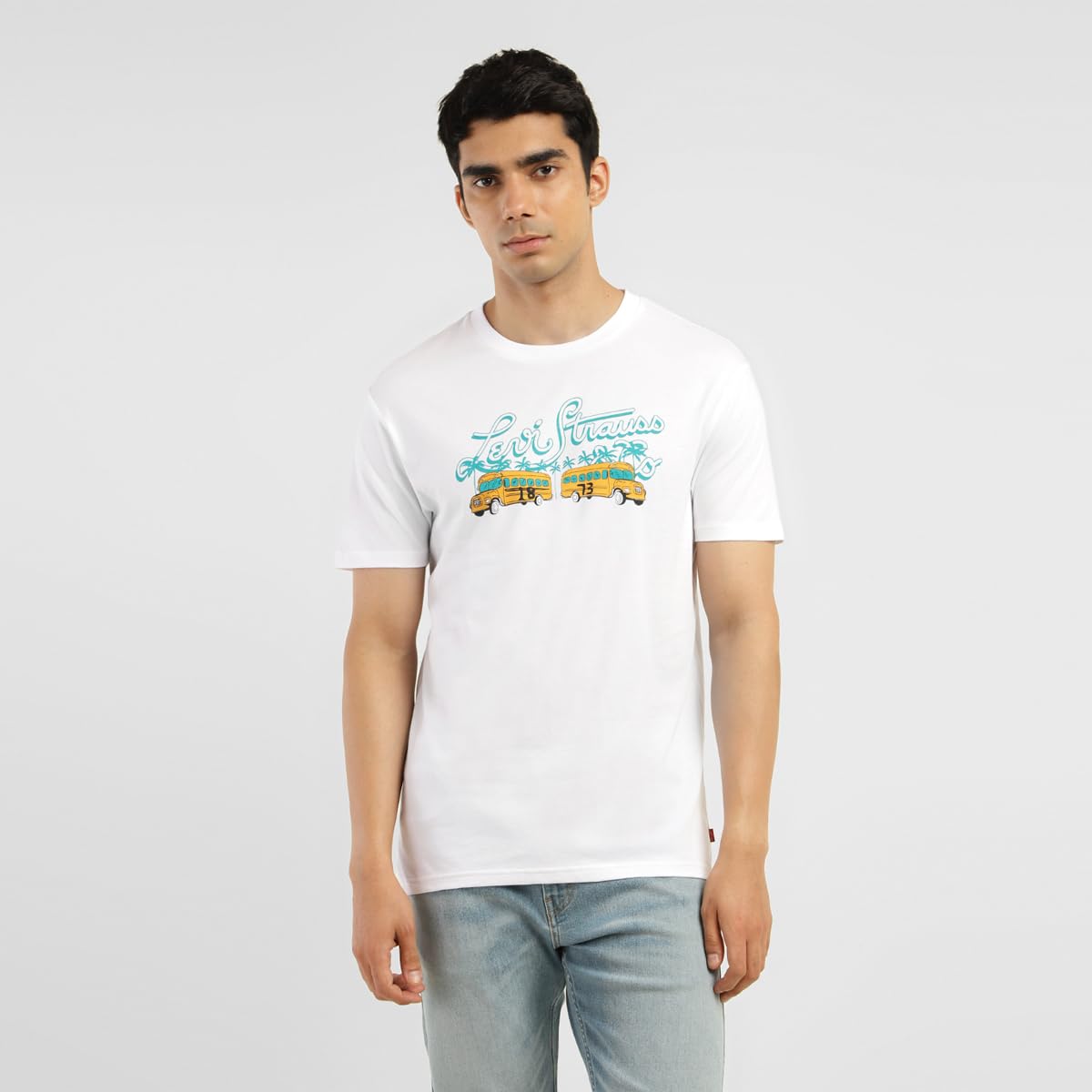 Levi's Men's Regular Fit T-Shirt (16960-1079_White