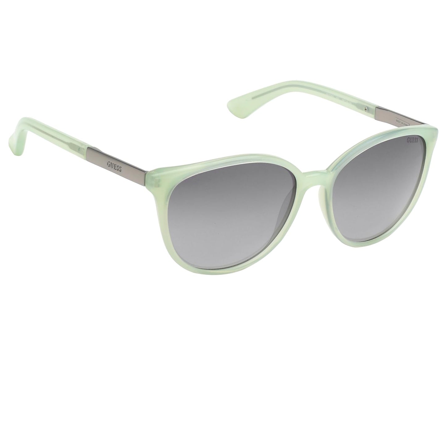 GUESS Mirrored Oval Women Sunglasses -(GU7390 93C 58 S |58| Grey Color Lens)