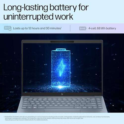 HP Pavilion Plus AI Laptop, Intel Core Ultra 5 125H, 10-12 Tops, 16GB LPDDR5x, 512GB SSD, 14-inch(35.6cm) 300 nits, WQXG Care Pack 2 Years Additional Warranty with Onsite Support
