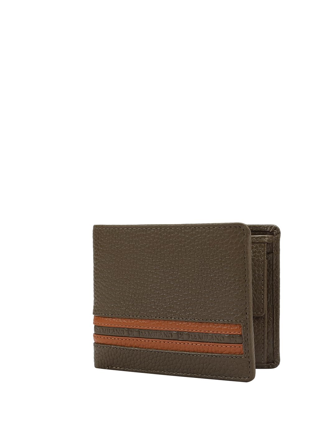 Da Milano Genuine Leather Brown Mens Wallet (10402)