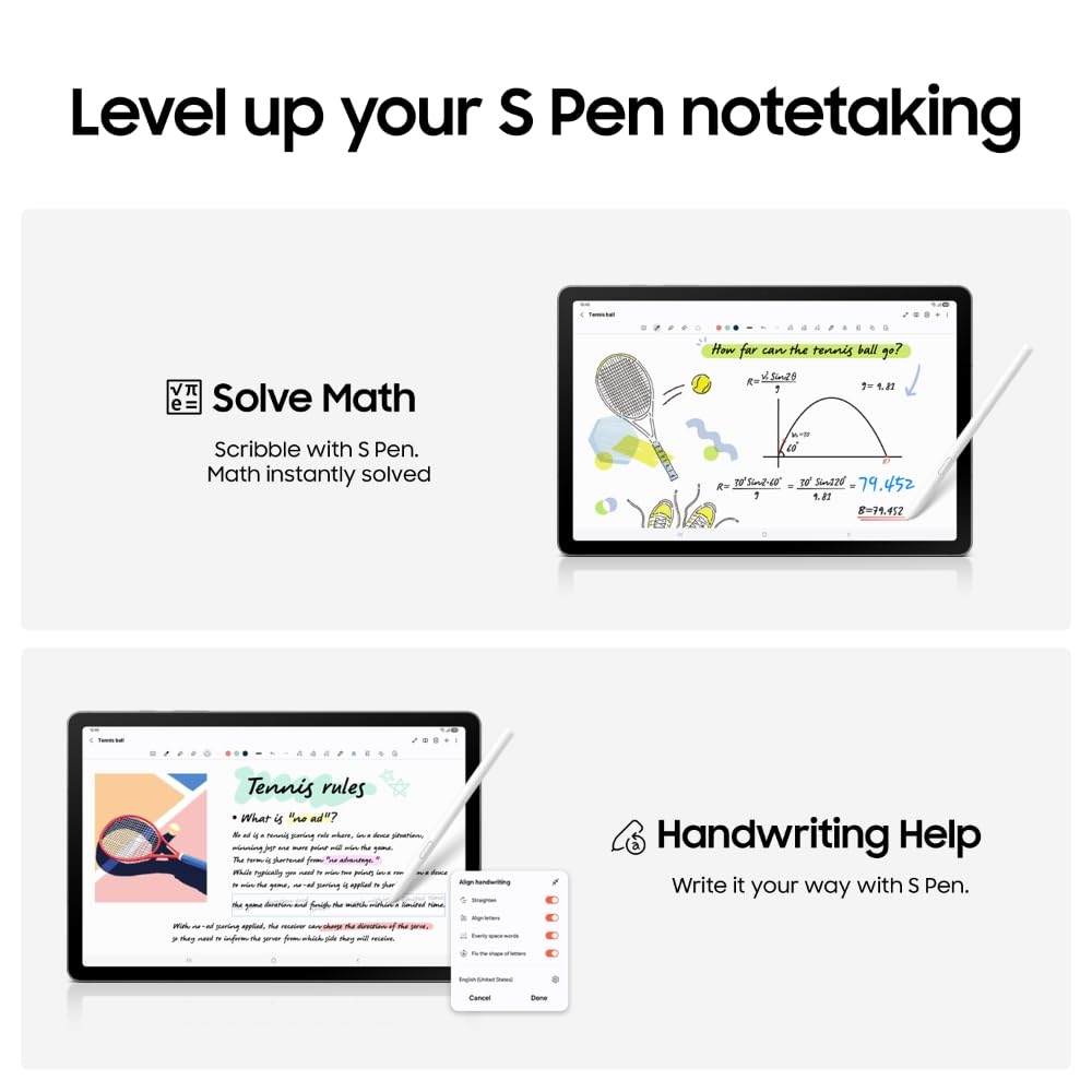 Samsung Galaxy Tab S10 Lite with AI, S Pen in-Box, 27.7 cm (10.9 inch) TFT LCD Display, 6 GB RAM, 128 GB Storage, Wi-Fi + 5G Tablet, Coralred