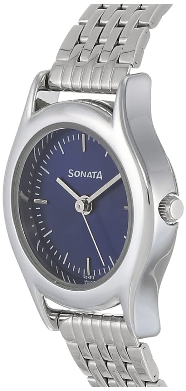 Sonata Essentials Analog Blue Dial Women's Watch-NP87020SM01