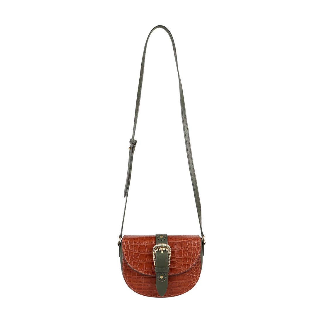 Hidesign Women's Sling Bag (Bronze)