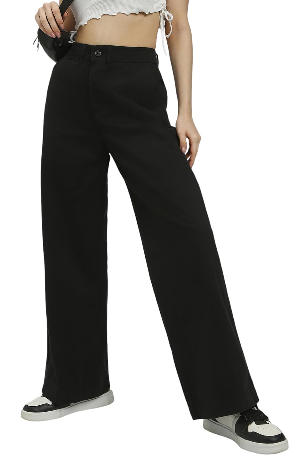 FOREVER 21-WOMEN-Solid-Wide Leg-Pants-FWA23DPAF001102-Black-32