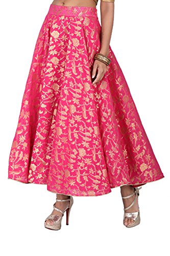 W for Women Full Maxi Skirt (18FES55455-72624_Pink_WM)