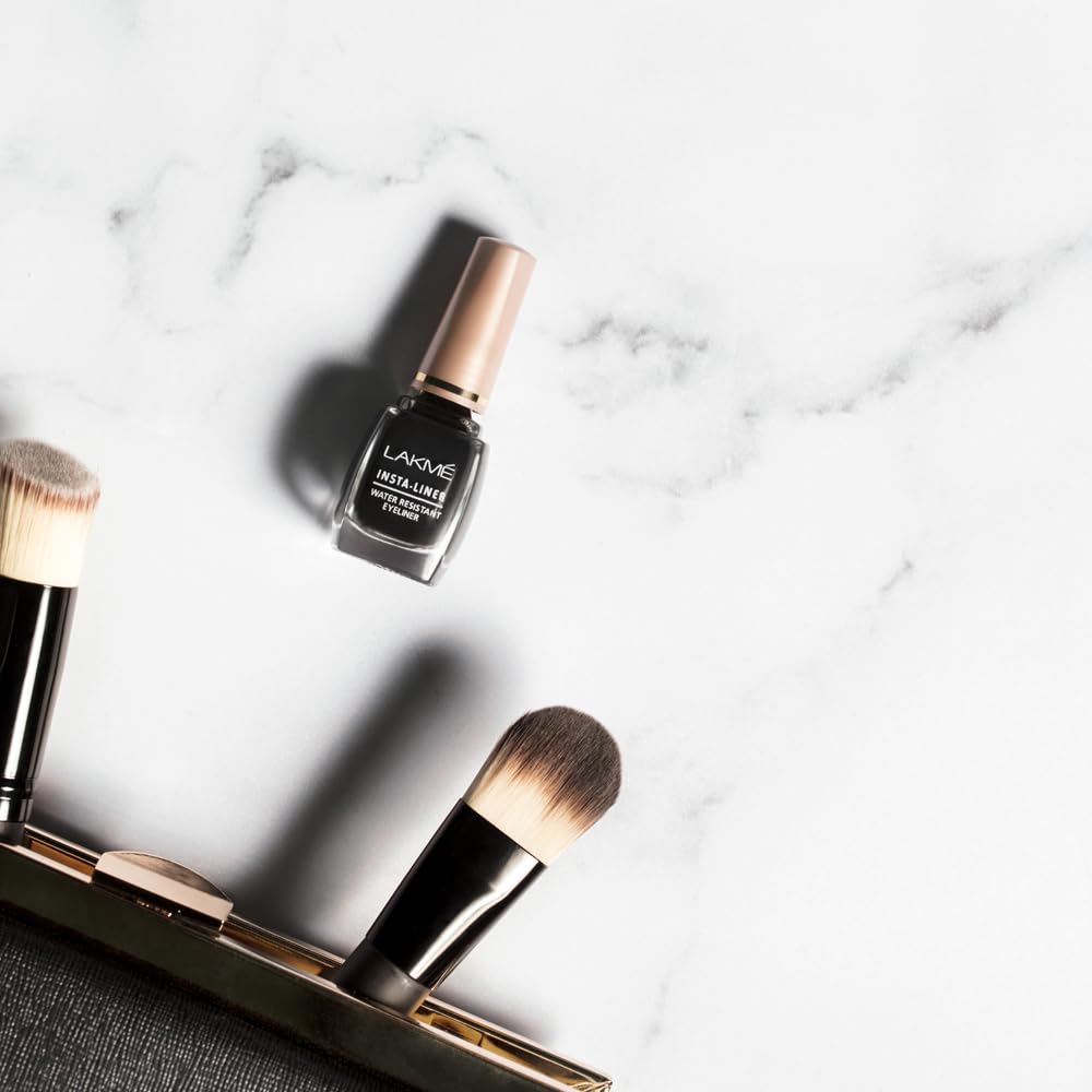 LAKMÉ Cream Ultimate Glam Eye Liner, Semi Matte, Quick Drying, Water Resistant & Smudgeproof Eye Liner, Golden, 9Ml