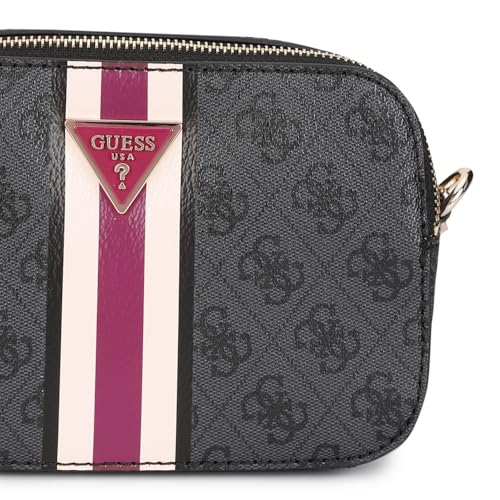 Guess Women Grey Printed Crossbody Camera Bag