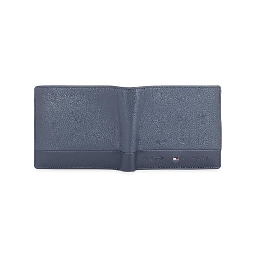 Tommy Hilfiger Debrecen Men Leather Multicard Coin Wallet - Navy