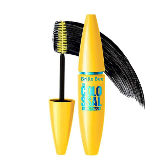 Colossal Waterproof Mascara, Volumizing Black Lash Makeup, Smudge-Proof & Long-Lasting Eye Makeup