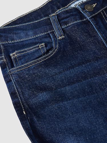 Max Girls Washed Flared Jeans(Blue_9-10 Y,)