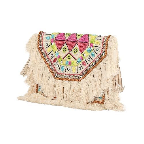 BAGUZZI Sling bag for women jute Cross body Ladies sling purse travel