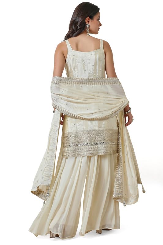Soch Women's Tissue Salwar Suit (OWA4CD21030C_Off White