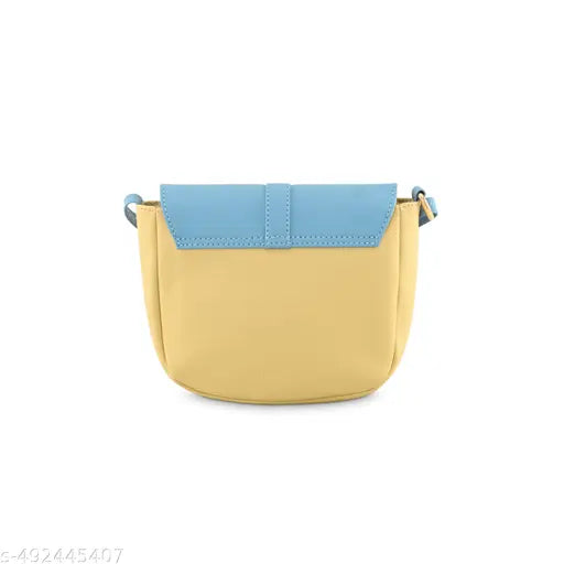 Fastrack Blue -Blocked Sling Bag for Women