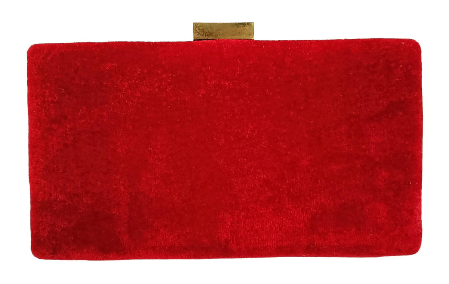 DUCHESS Women's Embroidered Maroon Clutch Purse Bag