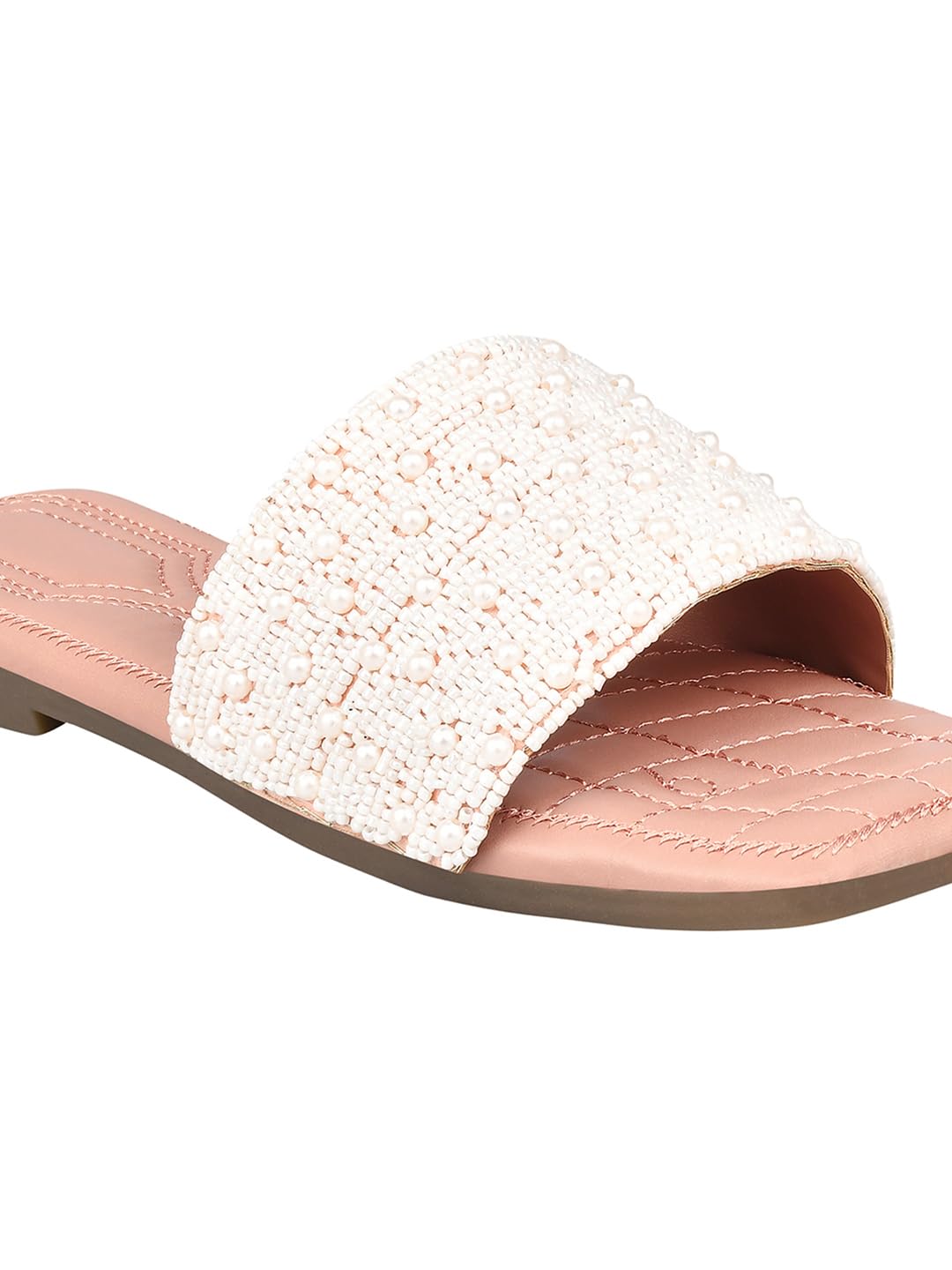 SilverArrow Women's Aurco Flats Sandals (06shft0923_Pink_5 UK)