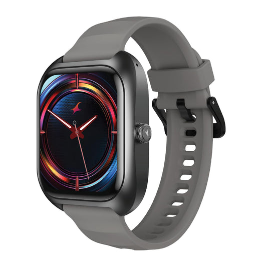 Fastrack Vox Plus 1.85” Smart Watch for Men & Women with Ultra VU Display,to-do List,BT Calling, Offline Voice Commands, 24/7 Health Suite (SPO₂, HRM, Sleep), IP68, Games & Multiple Watch Faces