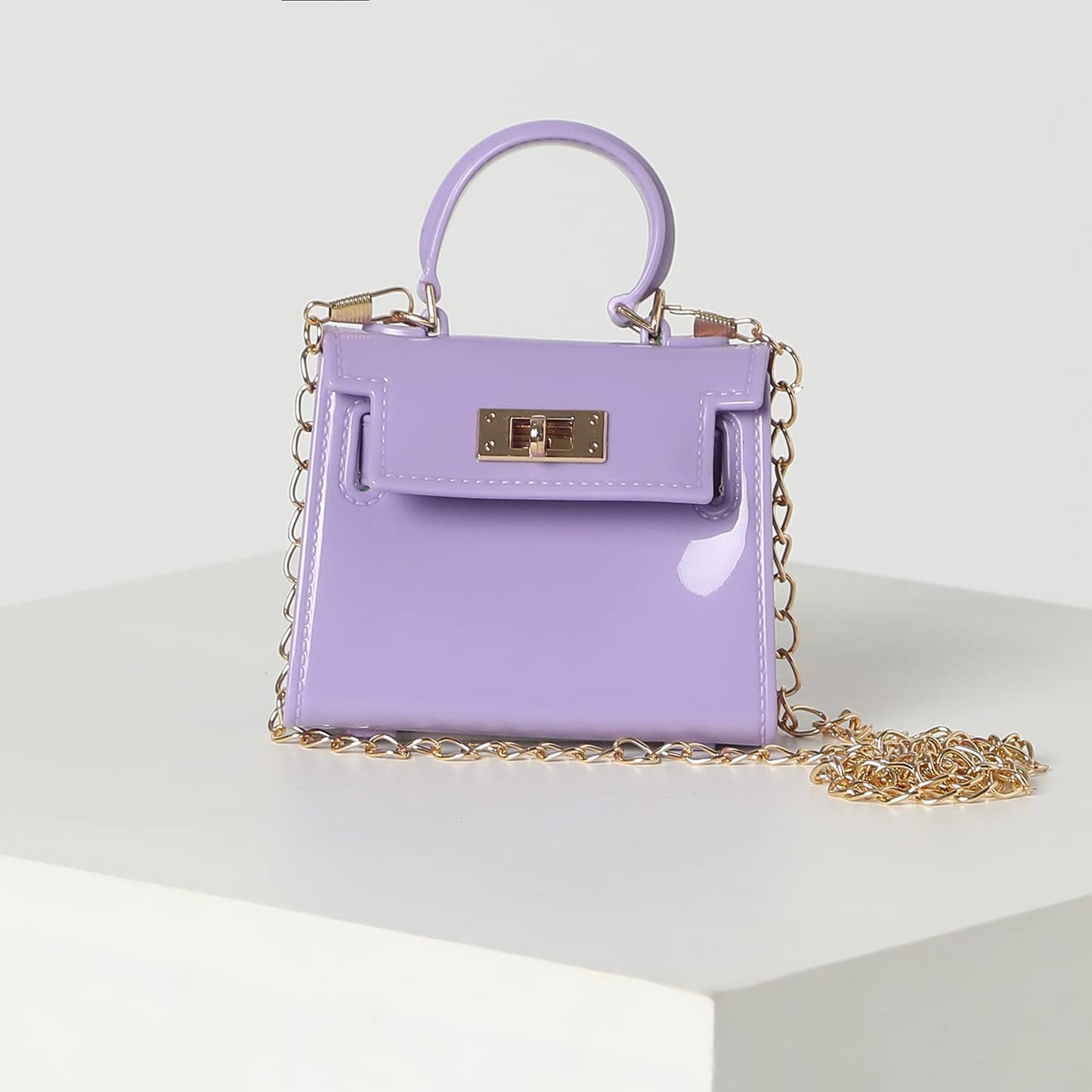 Haute Sauce Women purple structured sling bag (HSHB1224)