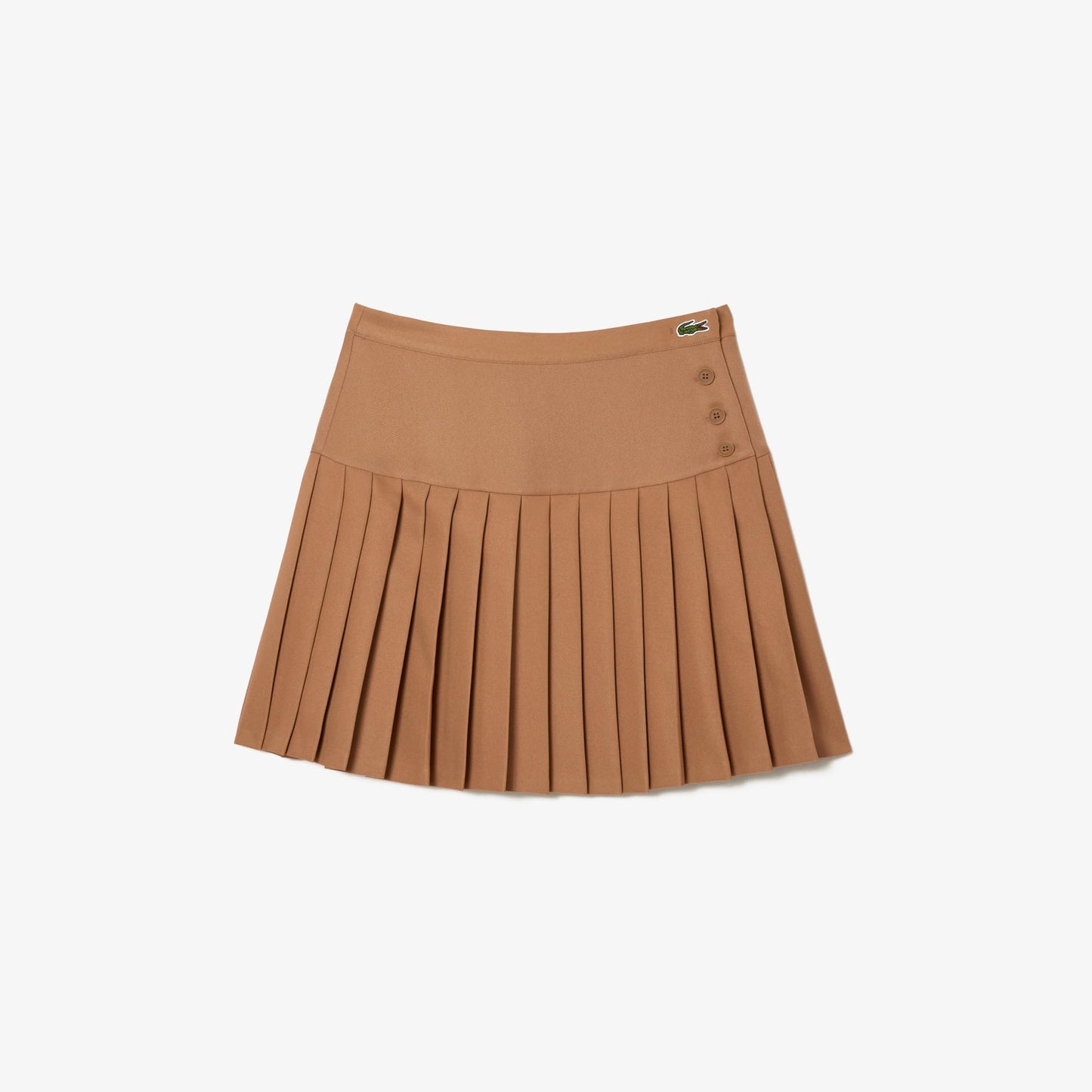 Lacoste Polyester Blend Western Skirt Brown