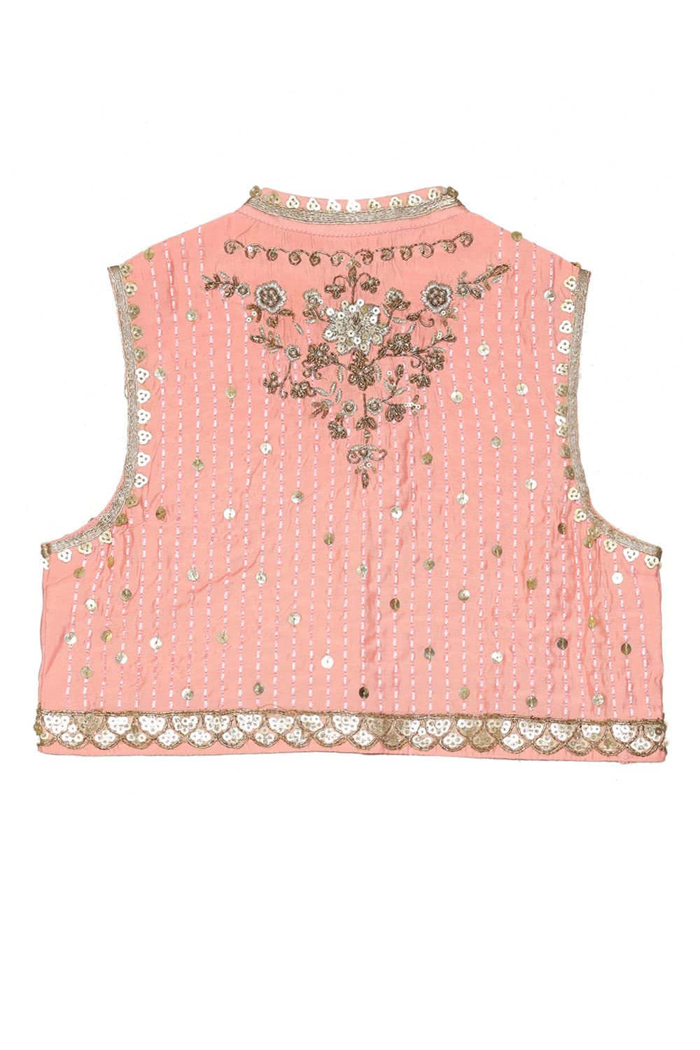 BIBA GIRL EMBROIDERY FITTED KID(KW4766_POWDER BLUE_19)