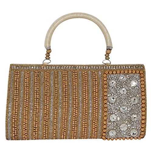Glitter Collection Women's Golden Clutch SQMG001