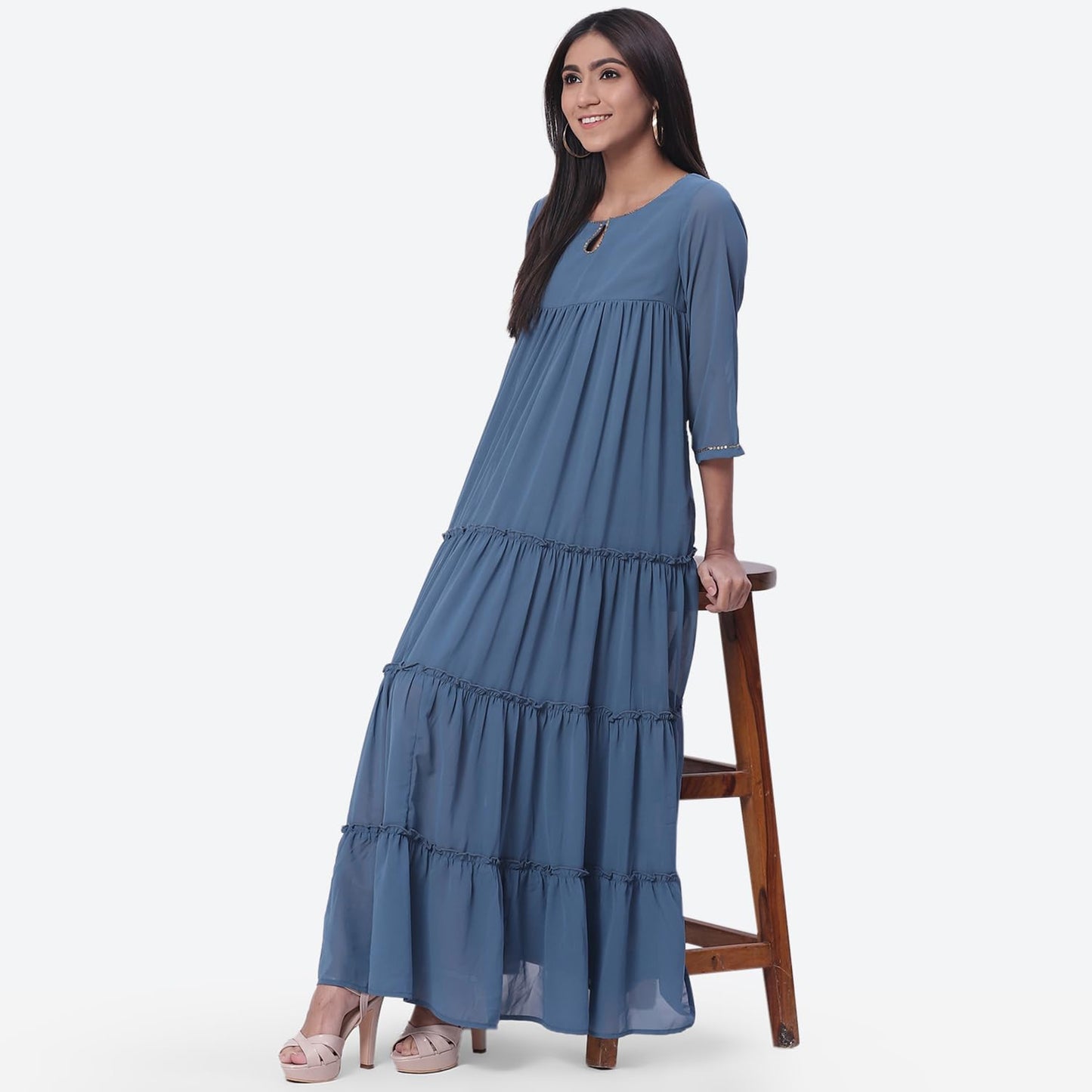 BIBA Women Solid Mix and Match(ASSORTED1428E_Blue_36)