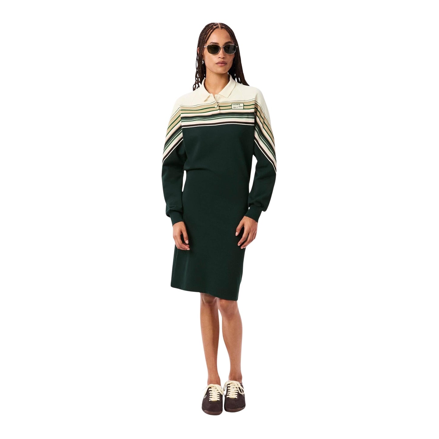 Slim Fit French Made Pique Dress