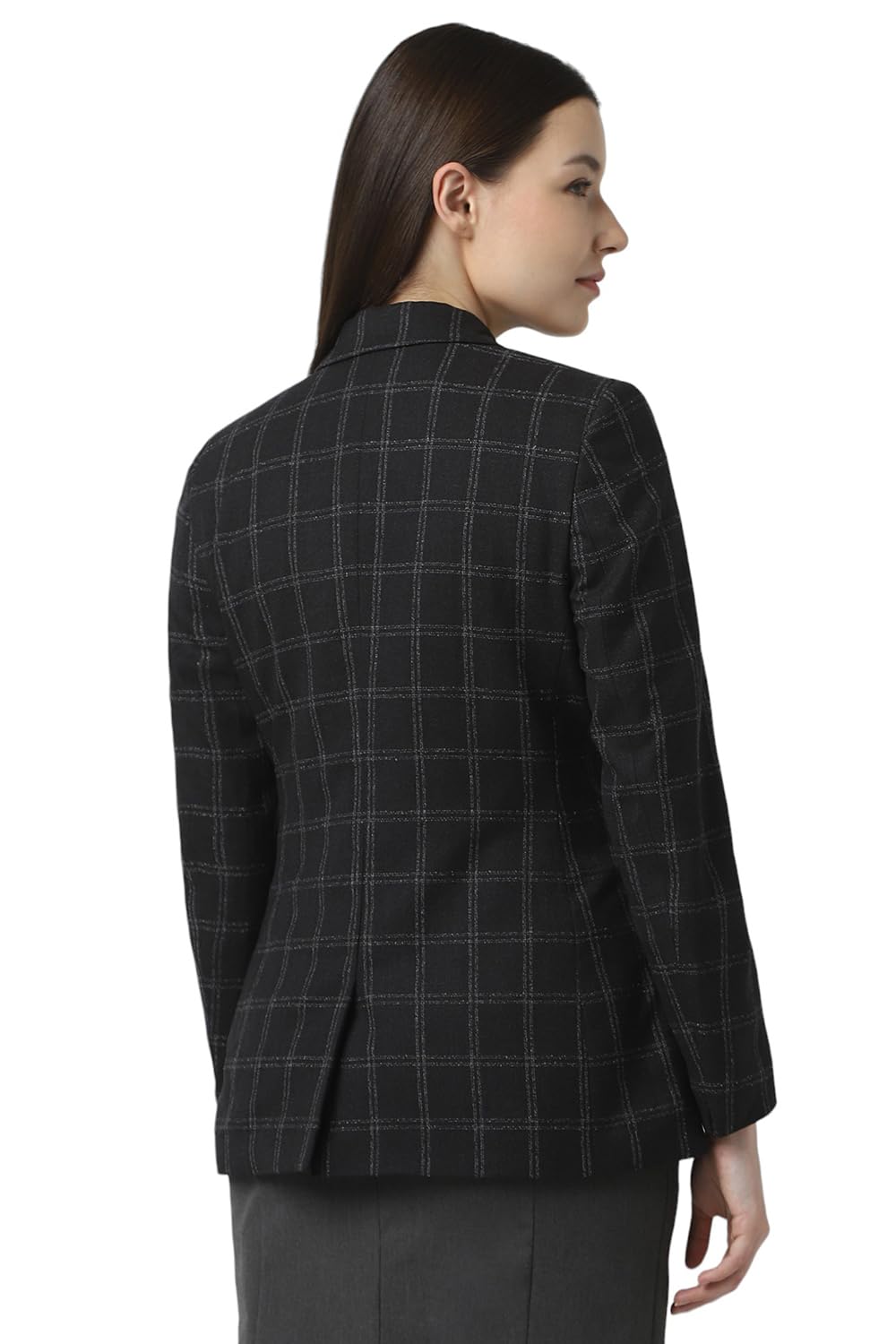 Van Heusen Women's Blazer (VWBZFRGHS34229_Black_L