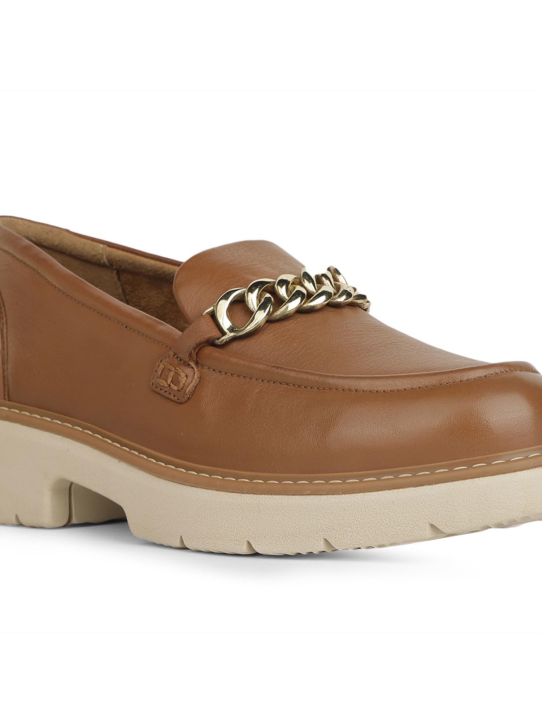 Hush Puppies Women's Casual Loafers – Stylish, Comfortable, and Breathable TAN