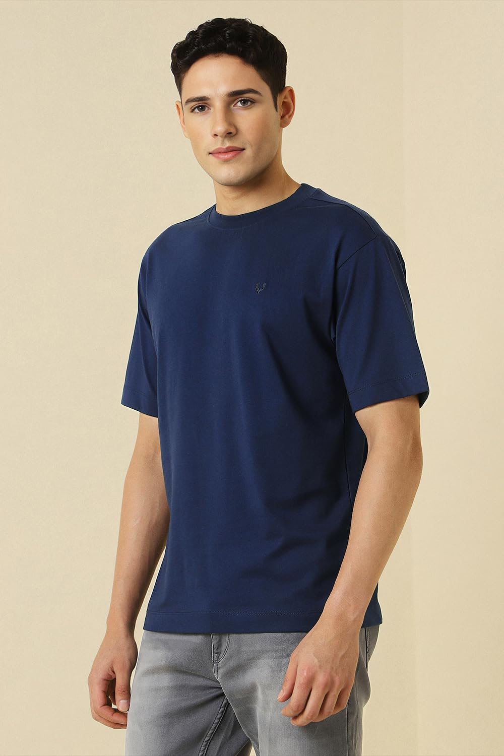 Allen Solly Mens T Shirt Blue