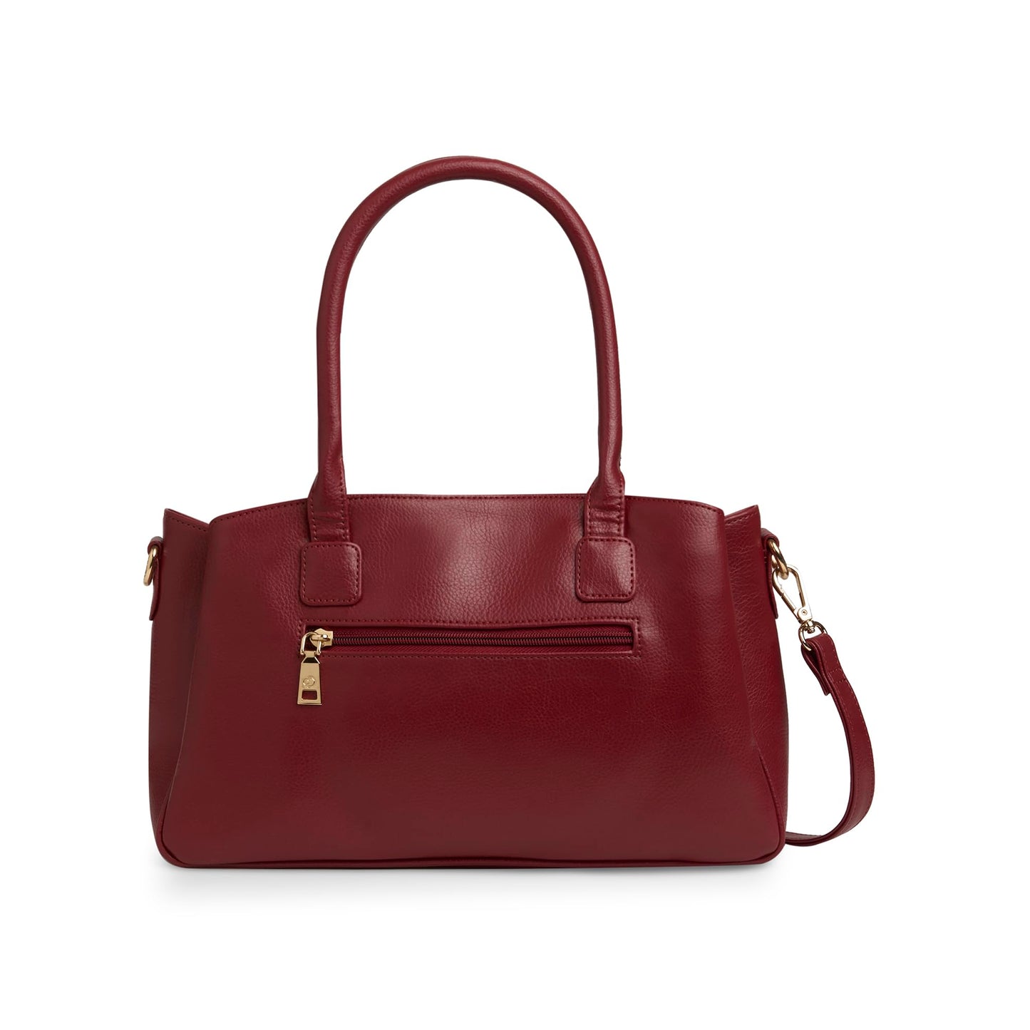 Caprese Siji Tresana Large Satchel Bag for Women | Kashida Embroidery Handbag with Adjustable & Detachable Strap & 3 Spacious Compartments | Stylish Handheld Bag for Work, Travel & Everyday Use