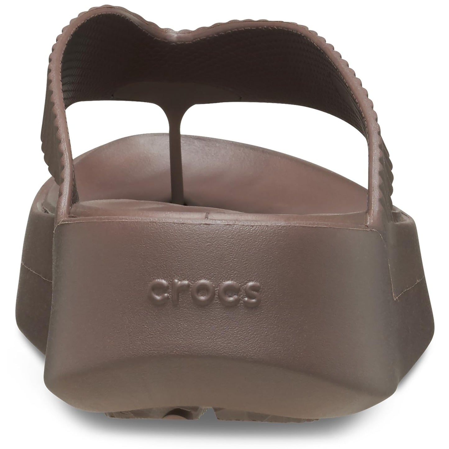 Crocs Women's Getaway Platform Flip Flops, Wedge Sandals for Women, Truffle, 4 UK