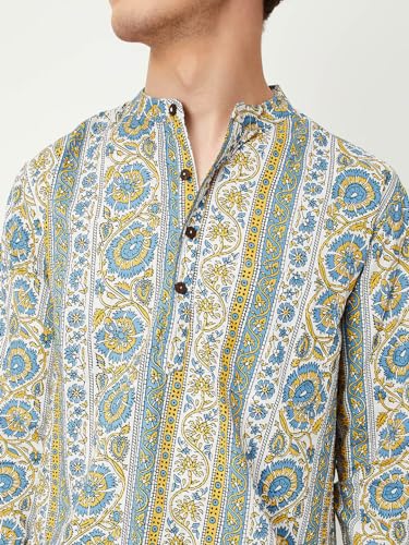 Max Mens Kurta,Yellow,S