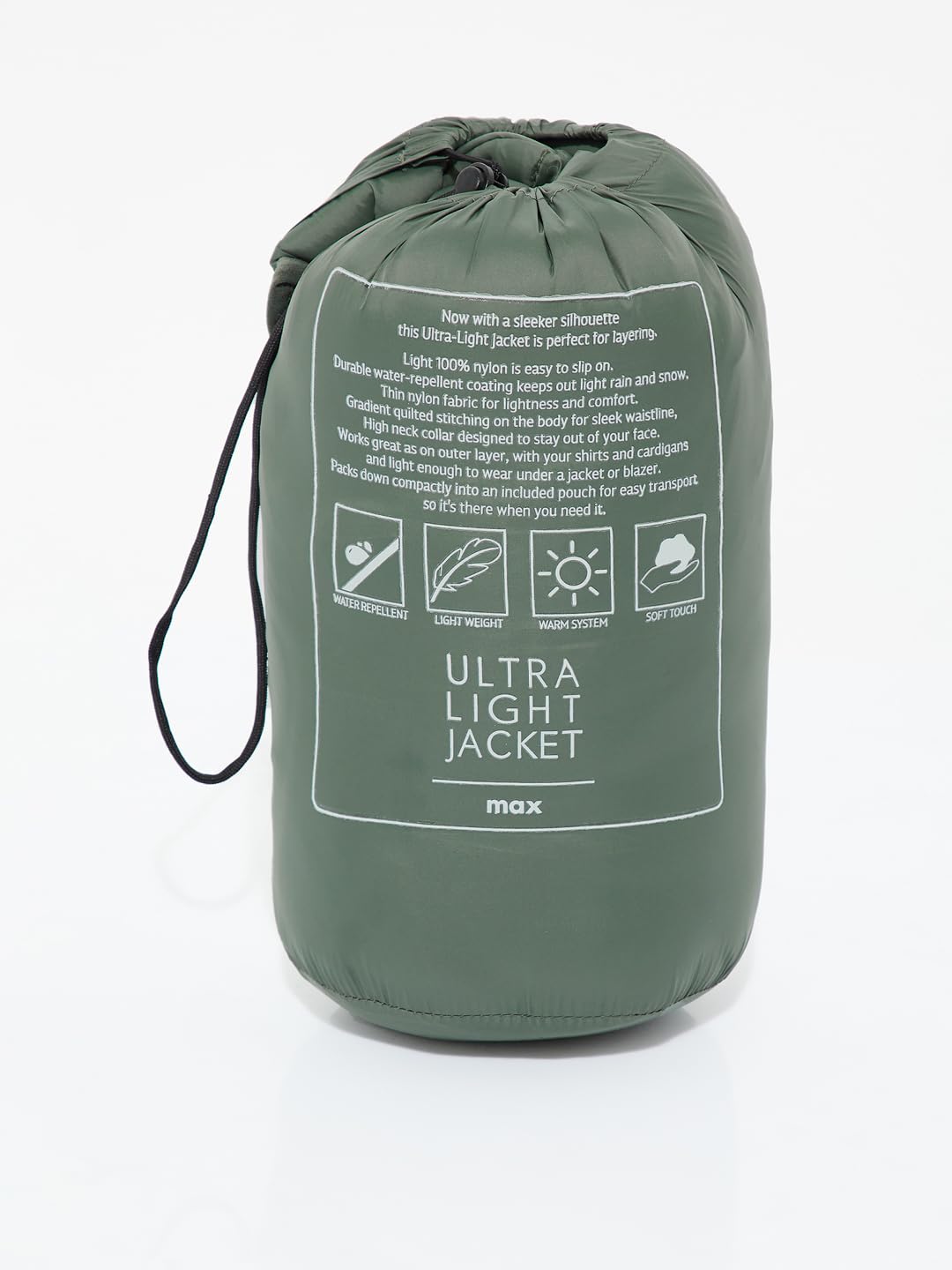 Max URB_N Men Packable Puffer Jacket (Green_L)