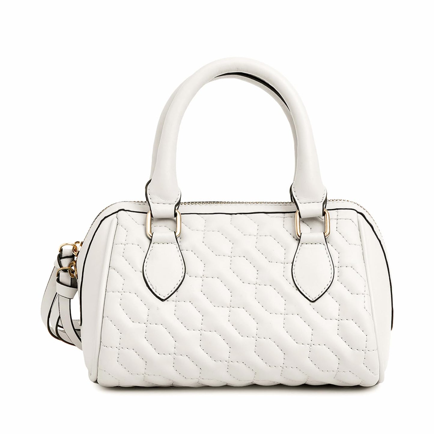 KLEIO Quilted Vegan leather Medium Handbag With A Pouch & sling For Women & Girls