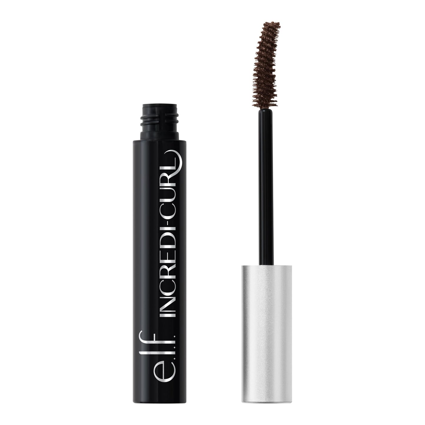 e.l.f. Incredi-Curl Mascara, Volumizing Mascara For A Bold, Lasting, Lifted Curl, Smudge-Resistant Formula, Vegan & Cruelty-Free, Dark Brown
