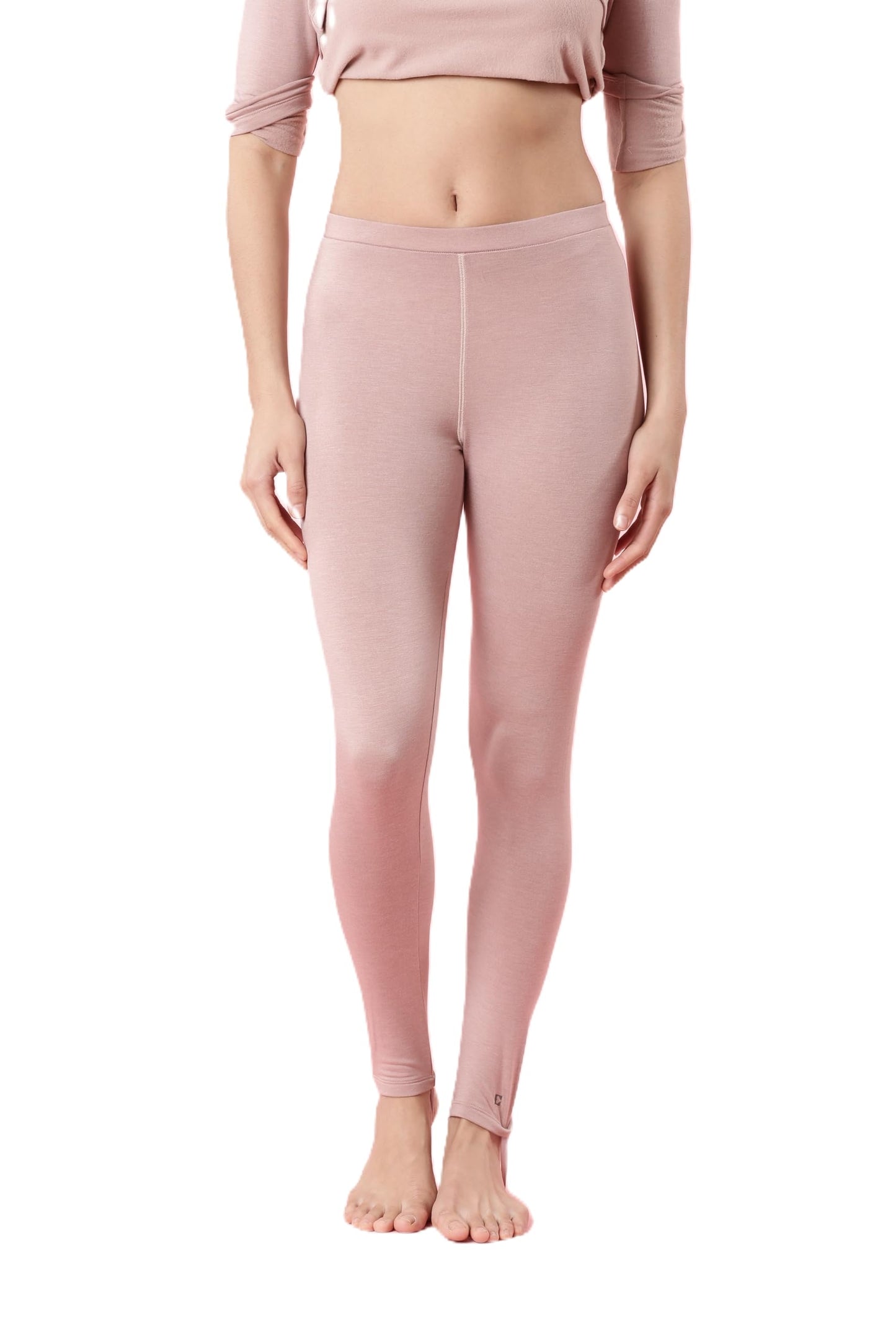 Enamor Women's Thermal Legging with Sweat Wicking and Antimicrobial Finish Slim Bottom -TH06