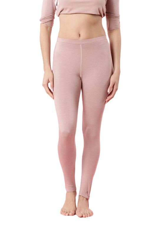 Enamor Women's Thermal Legging with Sweat Wicking and Antimicrobial Finish Slim Bottom -TH06