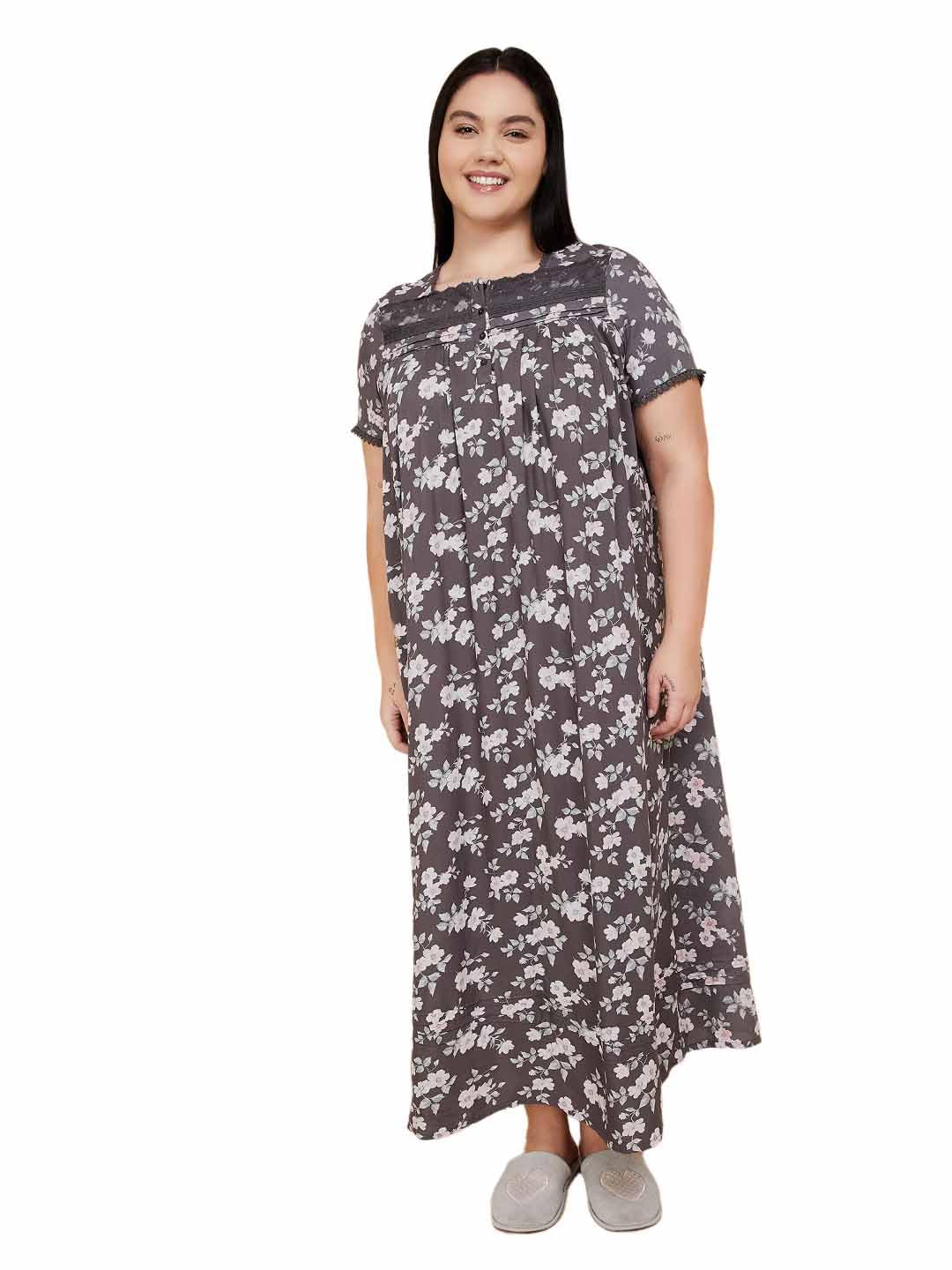 Max Women's Rayon Classic Night Gown