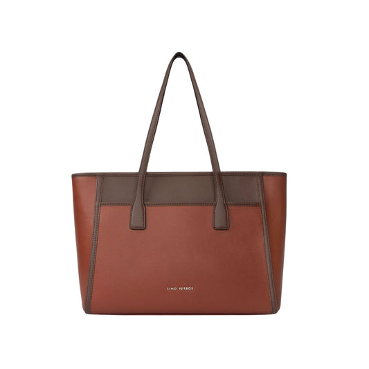 Lino Perros Monroe Dual Colour Tan Tote Bag