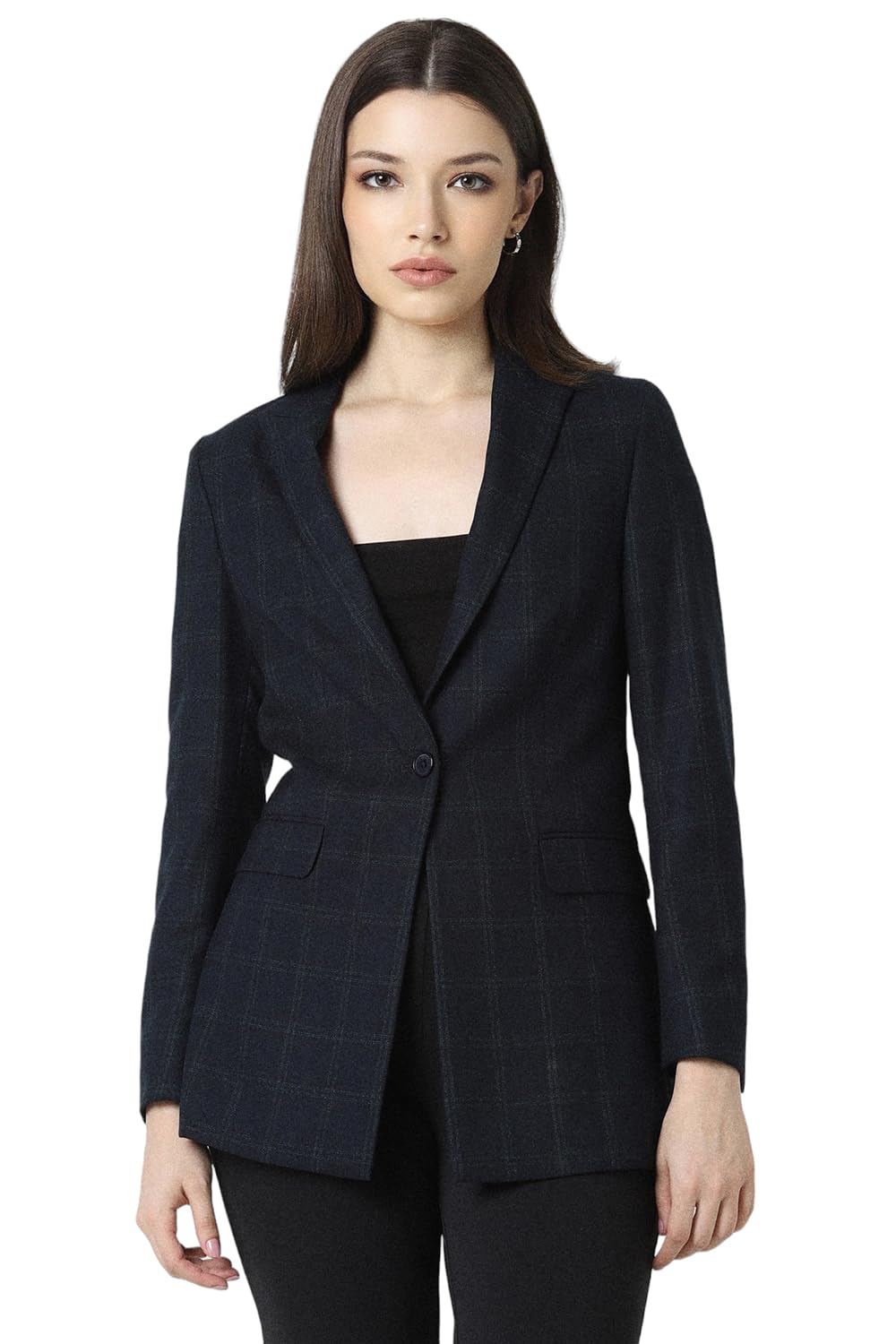 Van Heusen Women's Blazer (VWBZFRGHV79407_Navy