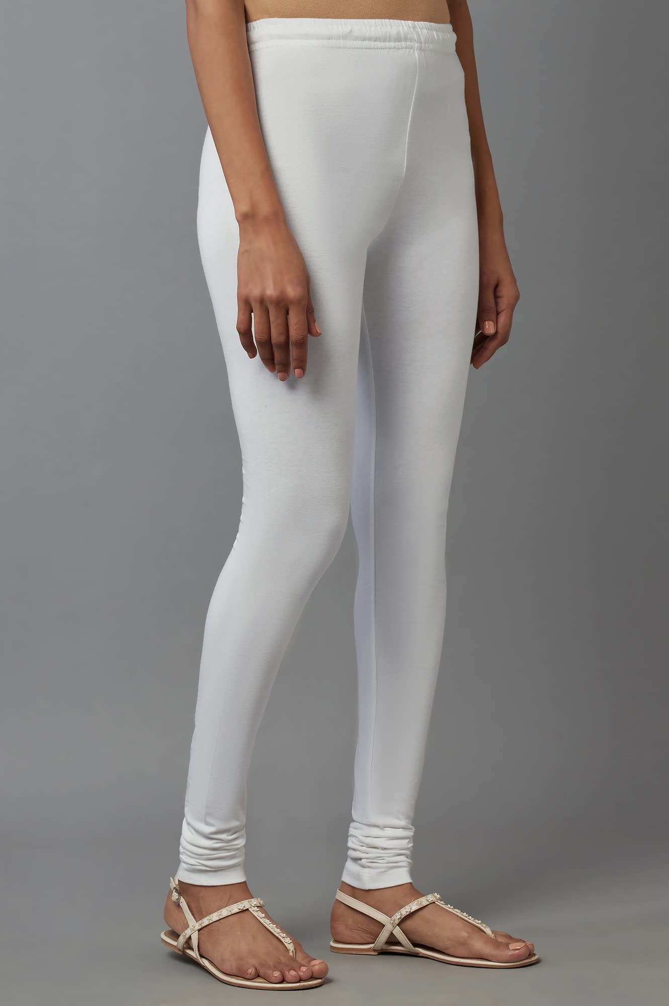 W Strechable Ankle Length for Women Churidar for Women | Ankle Length for Women | Leggings for Women | W for Woman