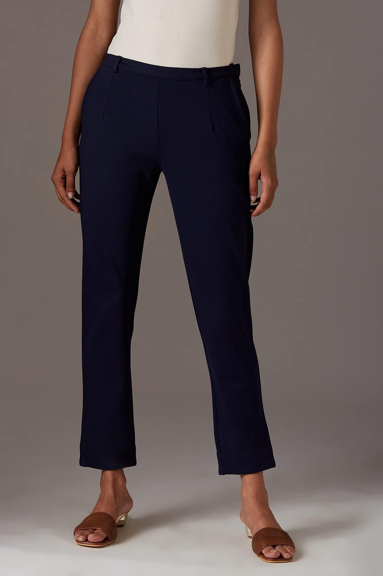 W Strechable Slim Pants for Women | Trousers for Women | W for Woman